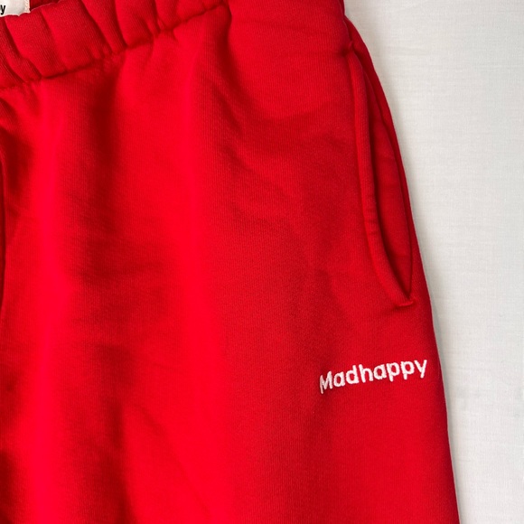Madhappy red ladies size large jogger sweatpants NEW with tiny callout* - Picture 8 of 12
